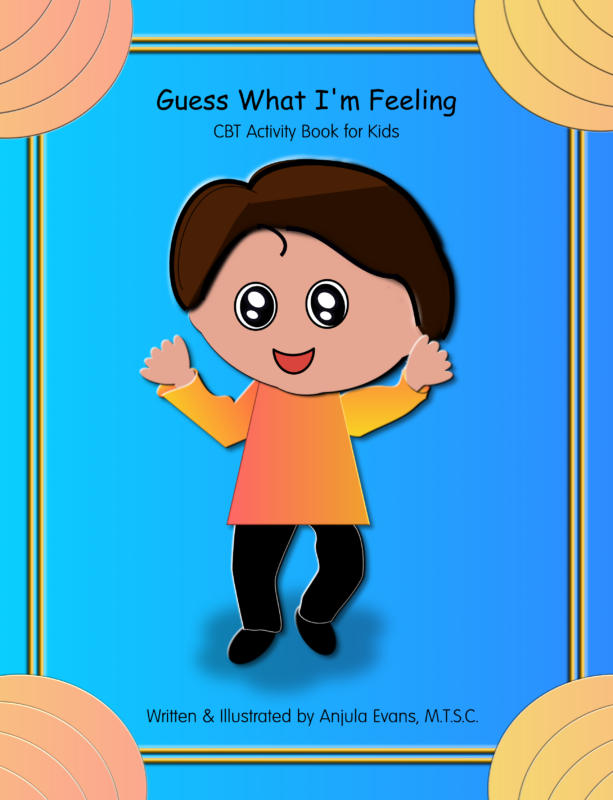 Guess What I'm Feeling - CBT Activity Book for Kids - Blue