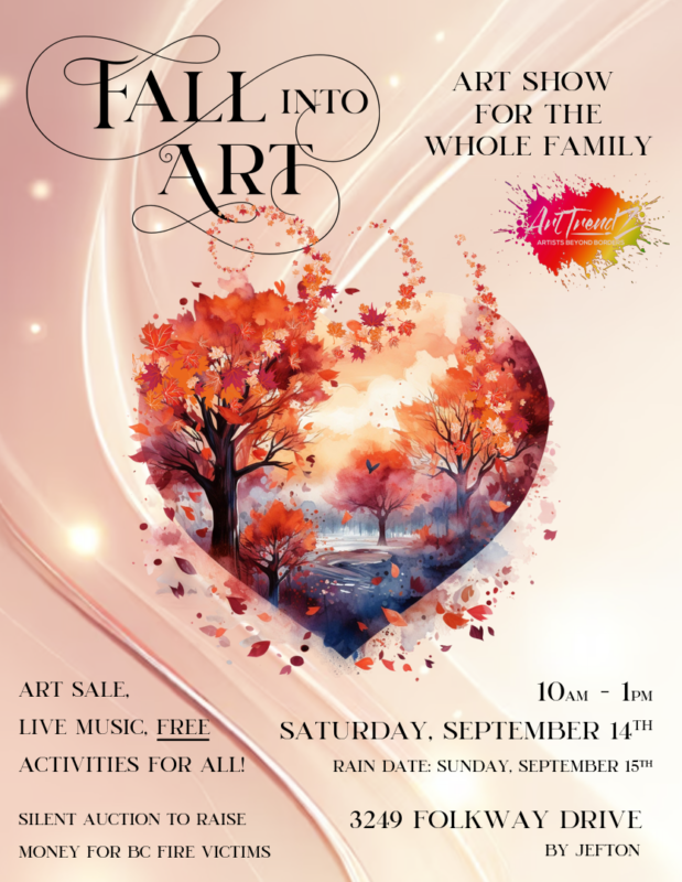 Fall Into Art Poster